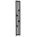 Moderner Holz-Raumteiler in Schwarz, drehbar 60cm für Wohnzimmer, Büro und Restaurant