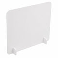 Beavorty Trennwand 40x40cm aus PVC mit Spritzschutz für Schule und Gastronomie