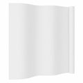 Bambus Raumteiler Paravent in Weiß, 165x800cm, ideal für Schlafzimmer, Wohnzimmer und Büro