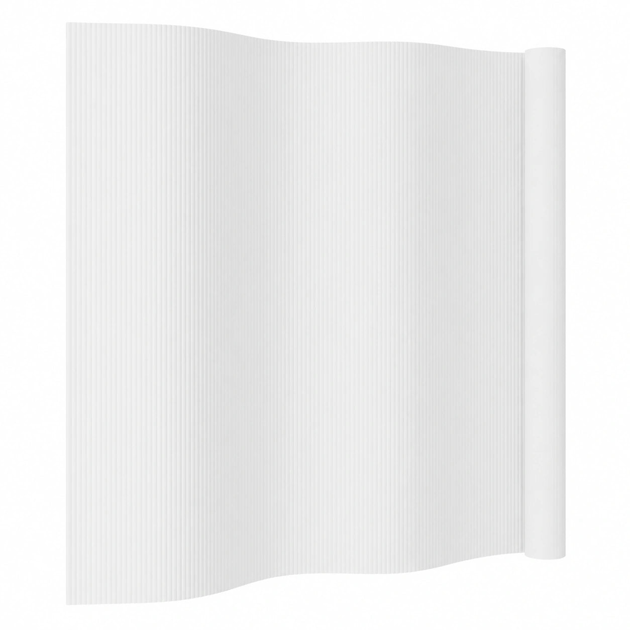 Bambus Raumteiler Paravent in Weiß, 165x800cm, ideal für Schlafzimmer, Wohnzimmer und Büro
