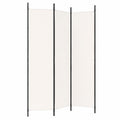 Dekorativer Raumteiler Weiß 200x220 cm - Sichtschutz und Trennwand für Schlafzimmer