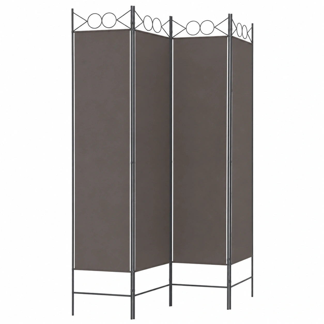 Moderner Raumteiler Anthrazit 160x200 cm für Wohnzimmer und Schlafzimmer