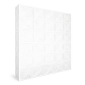 Moderne Raumteiler aus PVC, DIY-Sichtschutzpaneele für Schlafzimmer und Hotel, Farbe: Weiß
