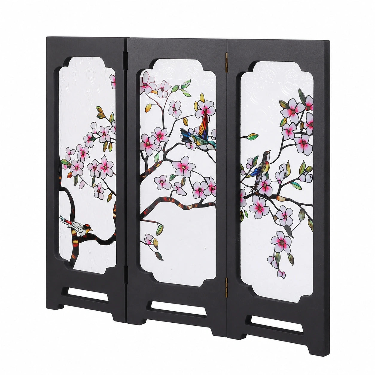 Beavorty Mobiler Acryl Tischteiler mit Feng Shui Design, 25x30cm